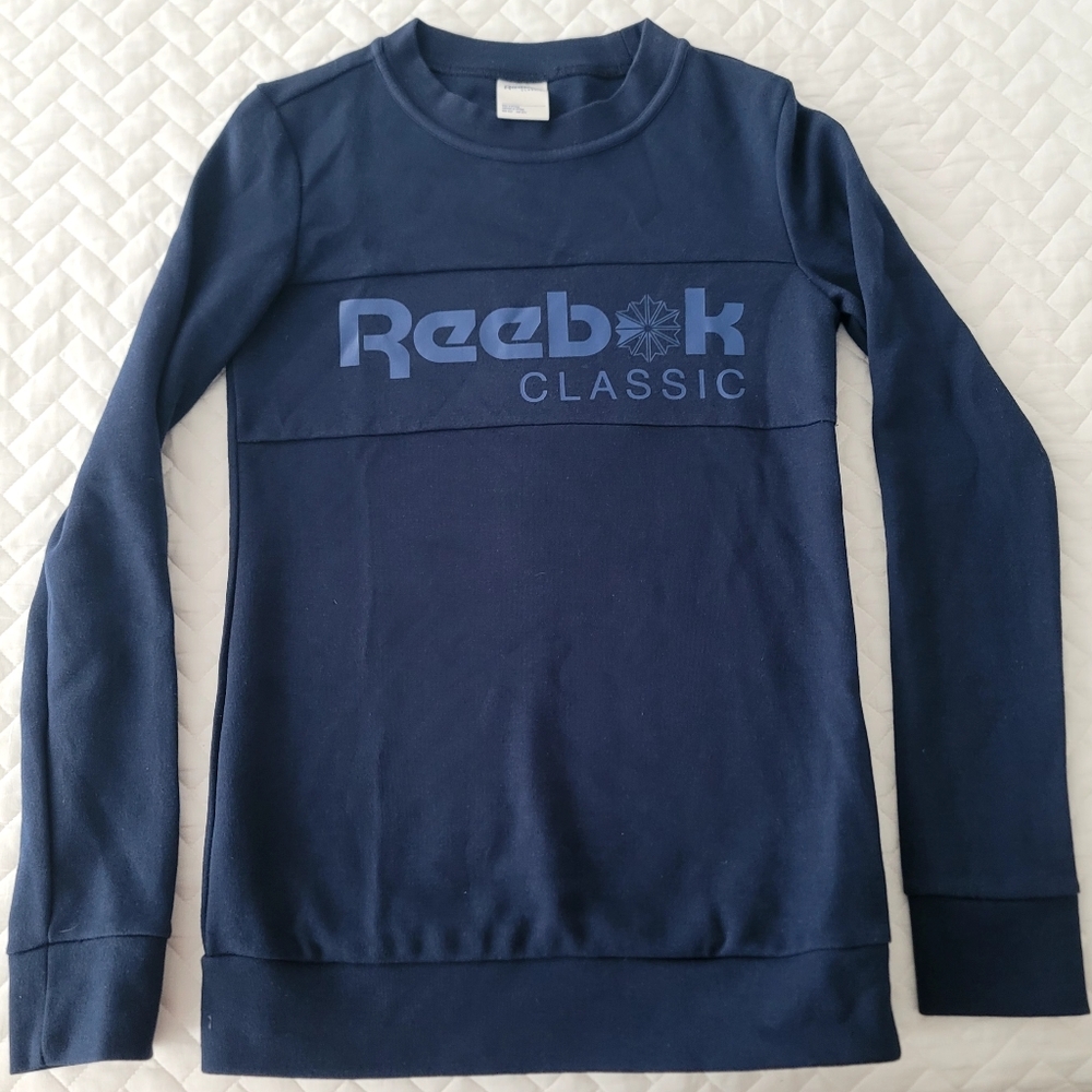 Reebok Classic Navy Blue Sweater XS
